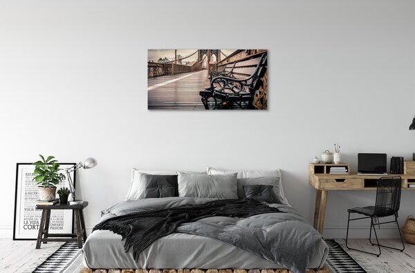 Quadro su tela Panca 100x50 cm