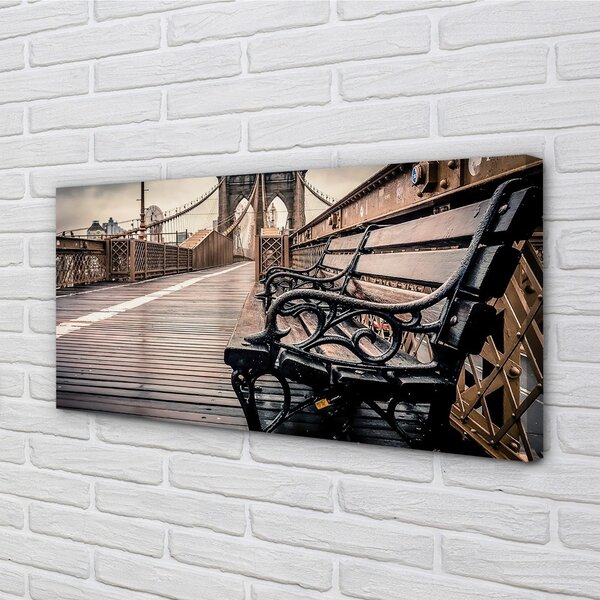 Quadro su tela Panca 100x50 cm