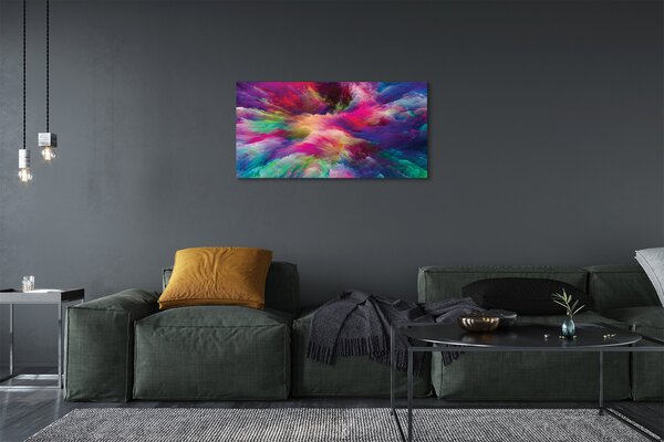 Foto quadro su tela Frattali colorati 100x50 cm