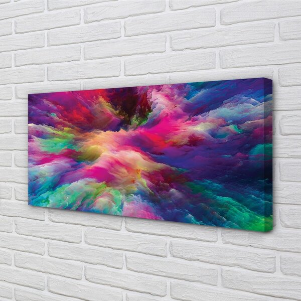 Foto quadro su tela Frattali colorati 100x50 cm