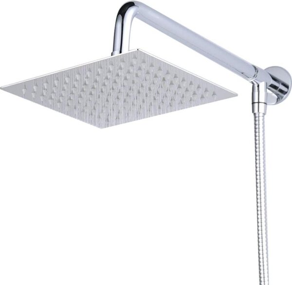 Soffione Luxe - acciaio inox lucido - 40 cm