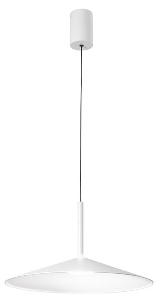FANEUROPE Lampada a sospensione a LED Khan (bianca), 18 W, temperatura di colore 2700/3500 K, 48 x 200 cm