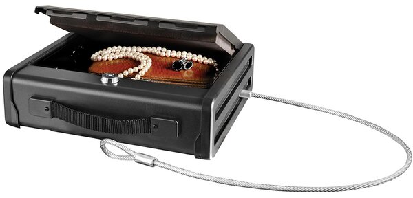 Master Lock PP1KML Piccola cassetta portadocumenti compatta con cavo di sicurezza