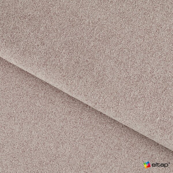 Divano angolare marrone chiaro allungabile/con contenitore (con penisola a sinistra/a L) e rivestimento in bouclé Falconn – ELTAP