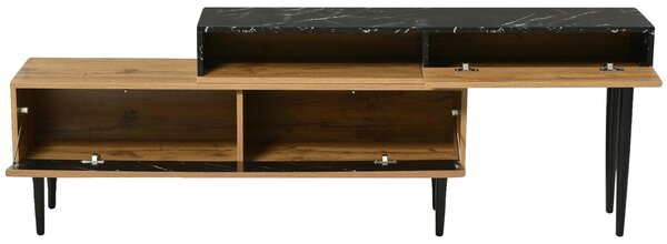 Mobile TV, design resistente, ampio spazio contenitivo, finitura in legno