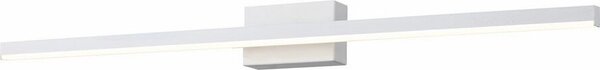 Applique LED Linea bianca 12W, bianco neutro, 840 lm, plastica, dimensioni: 7x80x8 cm, IP44, Reality