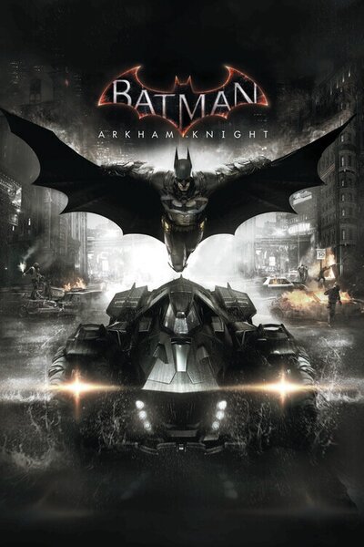 Stampa d'arte Batman Arkham Knight - Batmobile, (26.7 x 40 cm)
