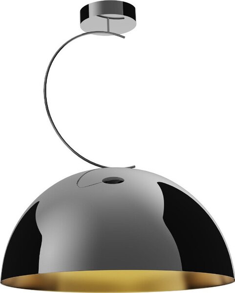 Lampadario TWENTY nero cromato-dorato 1xE27x40W in metallo, dimensioni: 50x40x40 cm, IP20, Maxlight