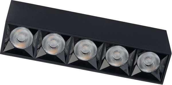 Faretto LED MIDI nero 20 W, bianco neutro, 1700 lm, metallo, dimensioni: 6,6 x 19,5 x 4,2 cm, IP20, Nowodvorski Lighting