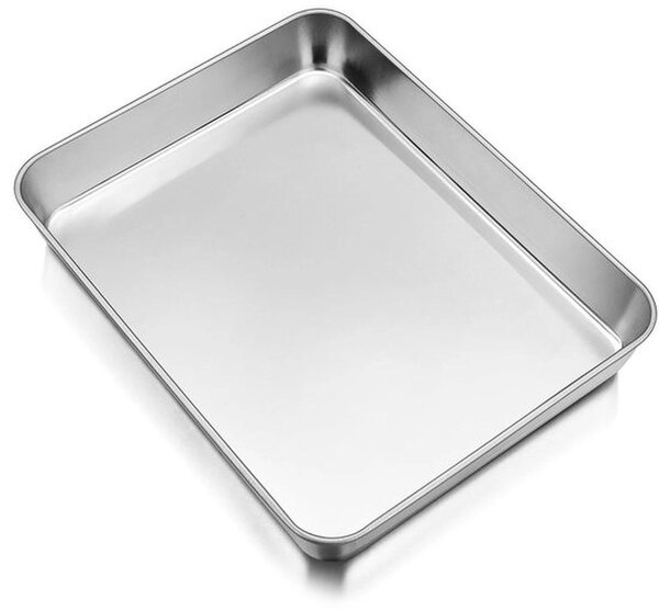 Teglia da forno in acciaio inossidabile per cucinare in modo sano in cucina