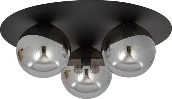 Lampada da soffitto Emibig 3xE14 40W SOLAR 3 NERO/GRAFITE 1128/3