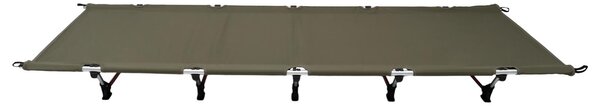 Lettino da campeggio, design portatile, materiali resistenti, verde militare