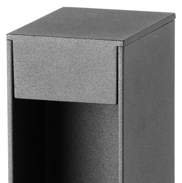 FARO BARCELONA Lampioncino LED Cerler, antracite, 35 cm, IP65, CCT Cerler, Alluminio / Grigio / Zincato, Alluminio, Moderno, Lampada LED da esterni