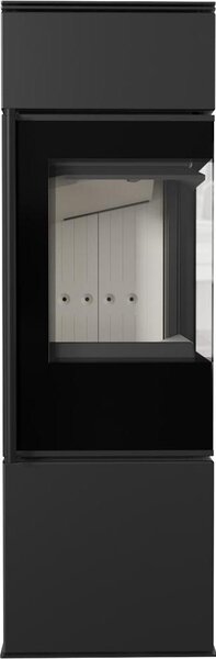 Stufa in acciaio KRATKI REN/S destra Ø 150 7 kW con molla della porta