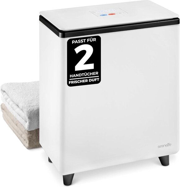 SereneLife Asciugamani elettrico, scaldasalviette a risparmio energetico come organizzatore in bagno, scaldasalviette di grande capacità
