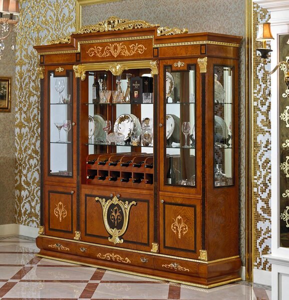 Vetrina Mobile Bar Armadi Casa Bar Bar Classico Stile Antico Barocco Rococò Nuovo