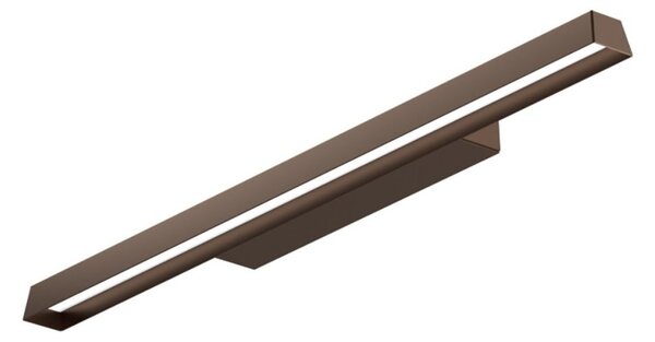 Applique esterno linea light lira 9340 3000k 1001lm led ip65 acciaio inox 304 dark brown mono emissione - Linea Light Group