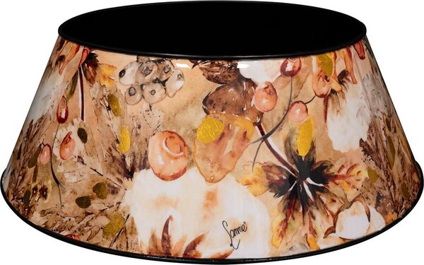 TS Collection - Ghirlanda di Natale in cotone crema - 57x16