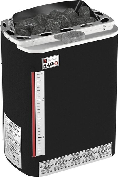 Stufe per sauna Sawo Mini Combi 3,6 kW | controllo separato necessario, nero | MNC-36NS-P-F