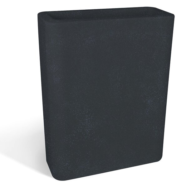 Vaso Porta vaso, h 90 in polietilene Modello BLOG Dimensioni 90x30xh90 cm ideale x l'esterno si pu� piantumare direttamente al suo interno dotato di foro di scolo colore GRAFITE
