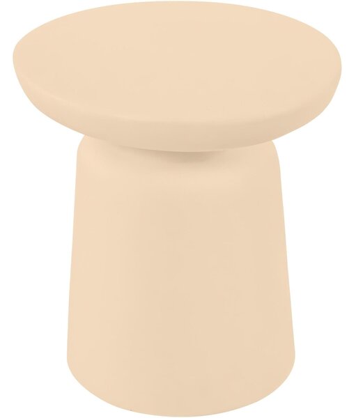 Tavolo, Sgabello Multiuso In Polietilene Modello JOY Dimensioni 38x38x h 40 cm Per arredare al meglio uno spazio in giardino o a bordo piscina uso interno esterno colore Crema