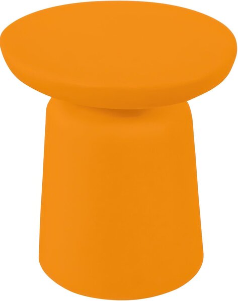 Tavolo, Sgabello Multiuso In Polietilene Modello JOY Dimensioni 38x38x h 40 cm Per arredare al meglio uno spazio in giardino o a bordo piscina uso interno esterno colore Ocra