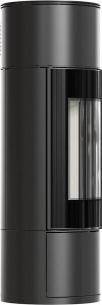 KRATKI AMBLER Ø 150 7 kW stufa a legna in acciaio