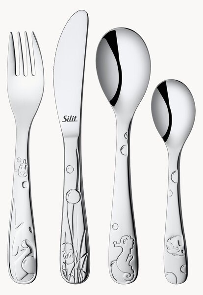 Set di 4 posate per bambini Aquarama