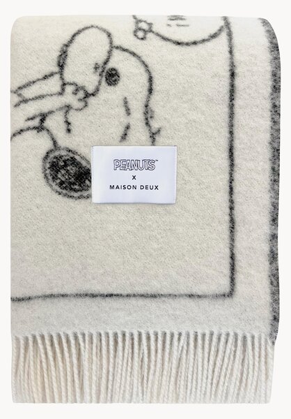 Coperta in lana neozelandese Peanuts Doughnut
