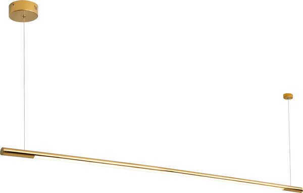 Lampadario a LED ORGANIC dorato 26 W, bianco caldo 2210 lm, metallo, dimensioni: 150 x 150 x 2 cm, IP20, Maxlight