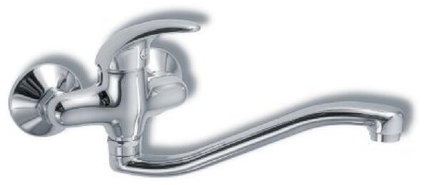 Novaservis Metalia 55 - Miscelatore per lavello, interasse 100 mm, leva medica, cromo 55074L,0