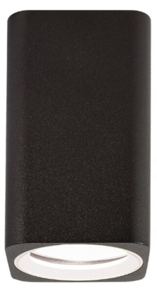 Plafoniera moderna gea led gfa1621 gu10 led alluminio nero - Gea Led