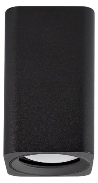 Plafoniera moderna gea led gfa1621 gu10 led alluminio nero - Gea Led