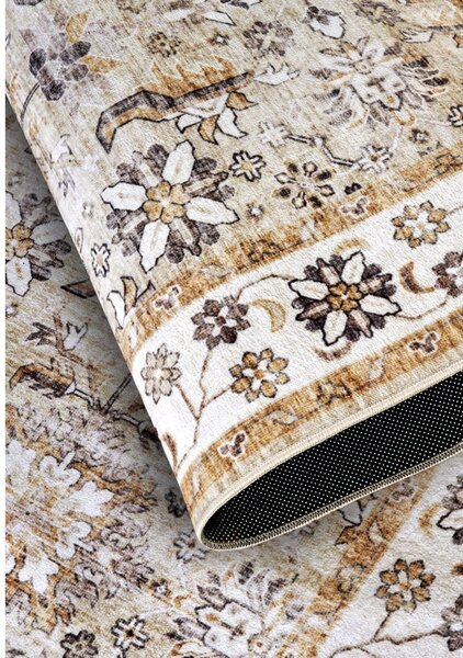Tappeto beige 80x150 cm Saveh Cream Gold - Elle Decoration