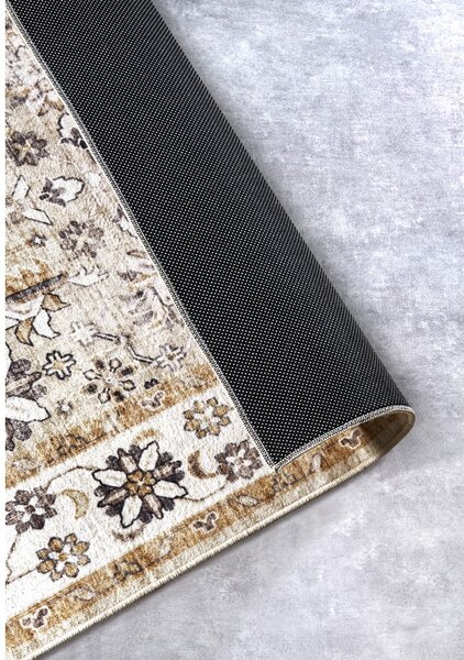 Tappeto beige 80x150 cm Saveh Cream Gold - Elle Decoration