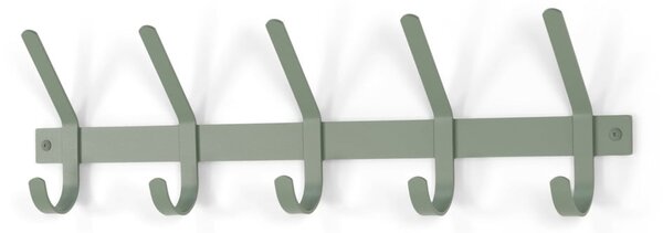 Attaccapanni da parete verde polveroso in metallo 70 cm Dexter – Spinder Design