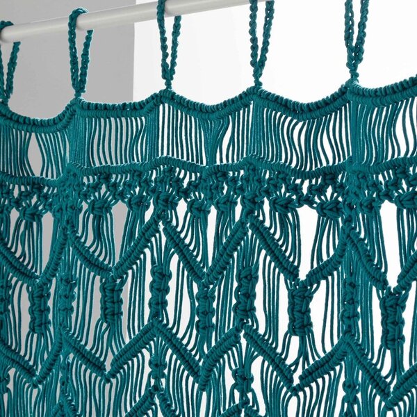 Tenda blu per porta 90x200 cm Macarena - douceur d'intérieur