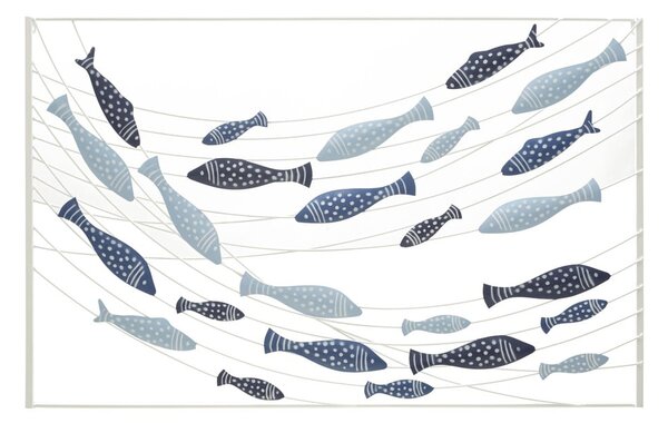 Decorazione da parete in metallo 96,5x61 cm Pesci - Mauro Ferretti