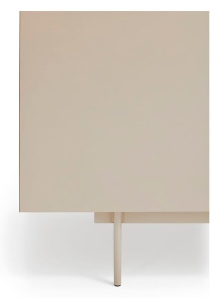 Tavolo TV beige/naturale in rovere 180x45 cm Otto - Teulat