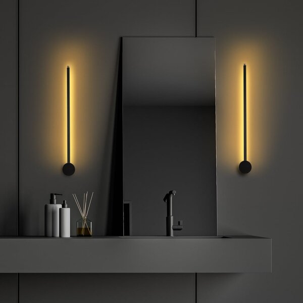 Lampada da parete LED nera Sword – Opviq lights
