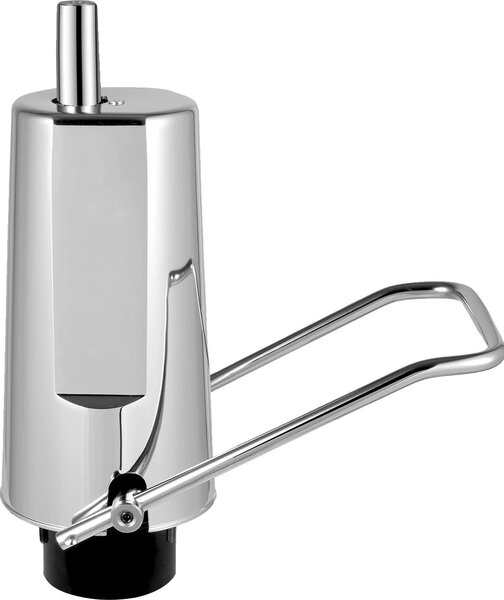 Sedia per parrucchieri pompa idraulica, regolabile in altezza, portata 200 kg, argento, argento