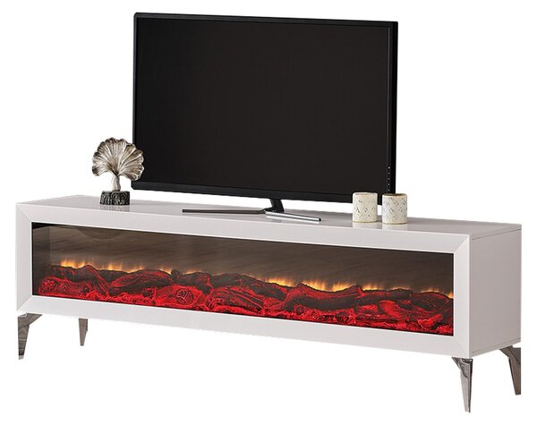 Camino elettrico camino multimediale rtv lavagna porta tv tv 154x41 credenza