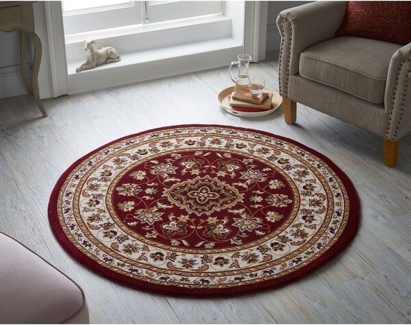 Tappeto rotondo rosso 133x133 cm Sherbone - Flair Rugs