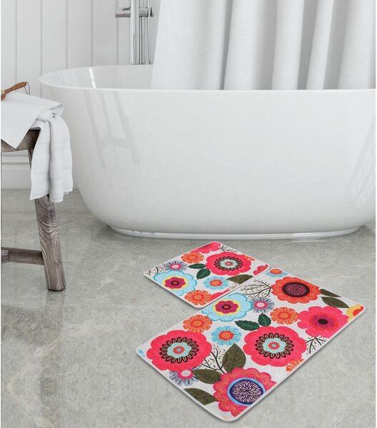 Tappeti da bagno in set da 2 60x100 cm Galvin - Foutastic