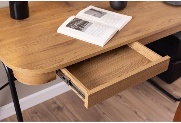 Tavolo da lavoro con piano in rovere 60x120 cm Blueton - Actona