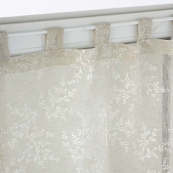Set di 2 tende in voile marrone chiaro 60x120 cm Karla - douceur d'intérieur