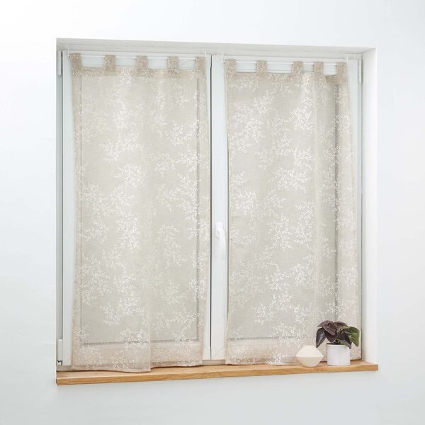 Set di 2 tende in voile marrone chiaro 60x120 cm Karla - douceur d'intérieur