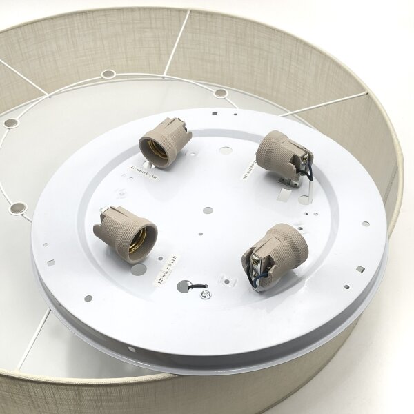 Brilagi - Plafoniera LED SIRIJA 4xE27/60W/230V diam. 60 cm crema