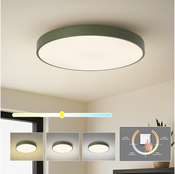 Brilagi - Plafoniera LED POOL LED/60W/230V 3000/4000/6000K 60 cm verde