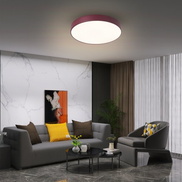 Brilagi-LED Plafoniera POOL LED/48W/230V 3000/4000/6000K 40 cm bordeaux
